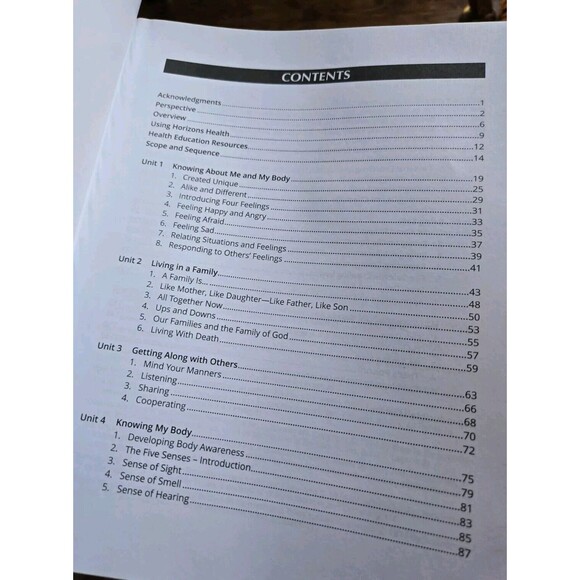 Horizons Health Kindergarten K5 Student Workbook & Teacher's Guide Homeschooling - Picture 9 of 10